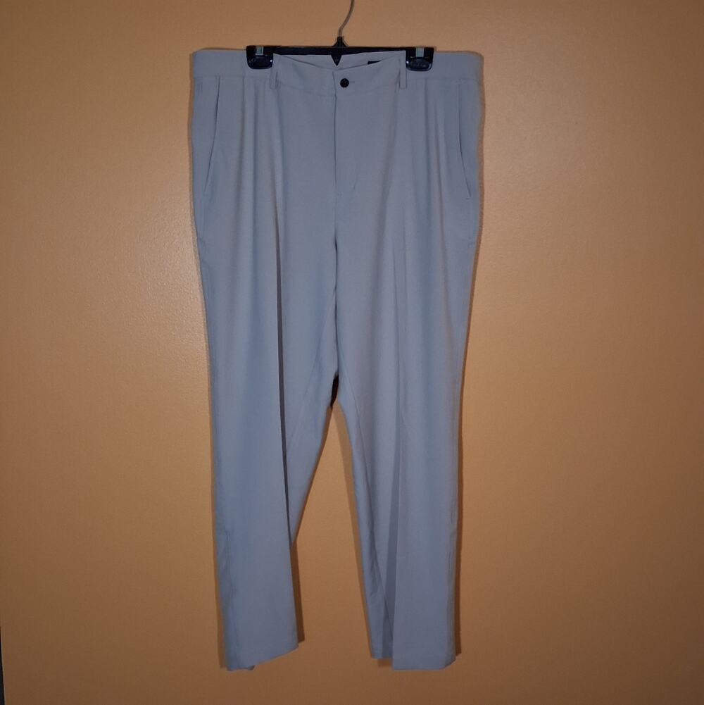 Dunning Golf Pants Men's 38x30 Beige Stretch Performance Khakis Casual